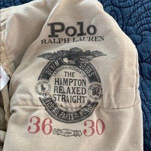 Polo Ralph Lauren Khaki Jeans 36x 30